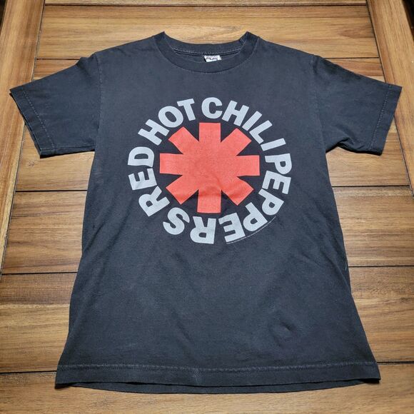 Red Hot Chili Peppers SS Black Tee Classic Logo - Size Small - Picture 2 of 5